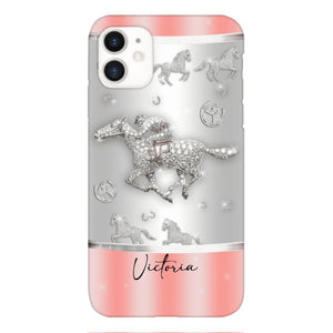 Personalized Horse Lover Phone Case Printed 22APR-HC04