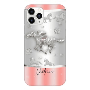 Personalized Horse Lover Phone Case Printed 22APR-HC04