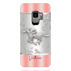 Personalized Horse Lover Phone Case Printed 22APR-HC04