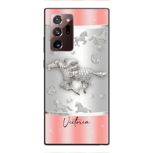 Personalized Horse Lover Phone Case Printed 22APR-HC04