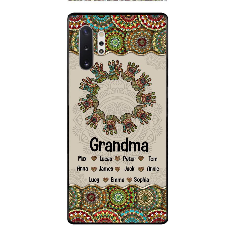 Personalized Grandma Kid Phone Case Printed 22APR-MQ04