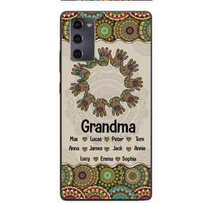 Personalized Grandma Kid Phone Case Printed 22APR-MQ04