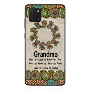 Personalized Grandma Kid Phone Case Printed 22APR-MQ04