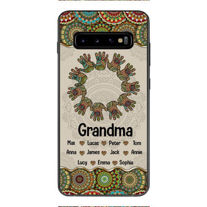 Personalized Grandma Kid Phone Case Printed 22APR-MQ04