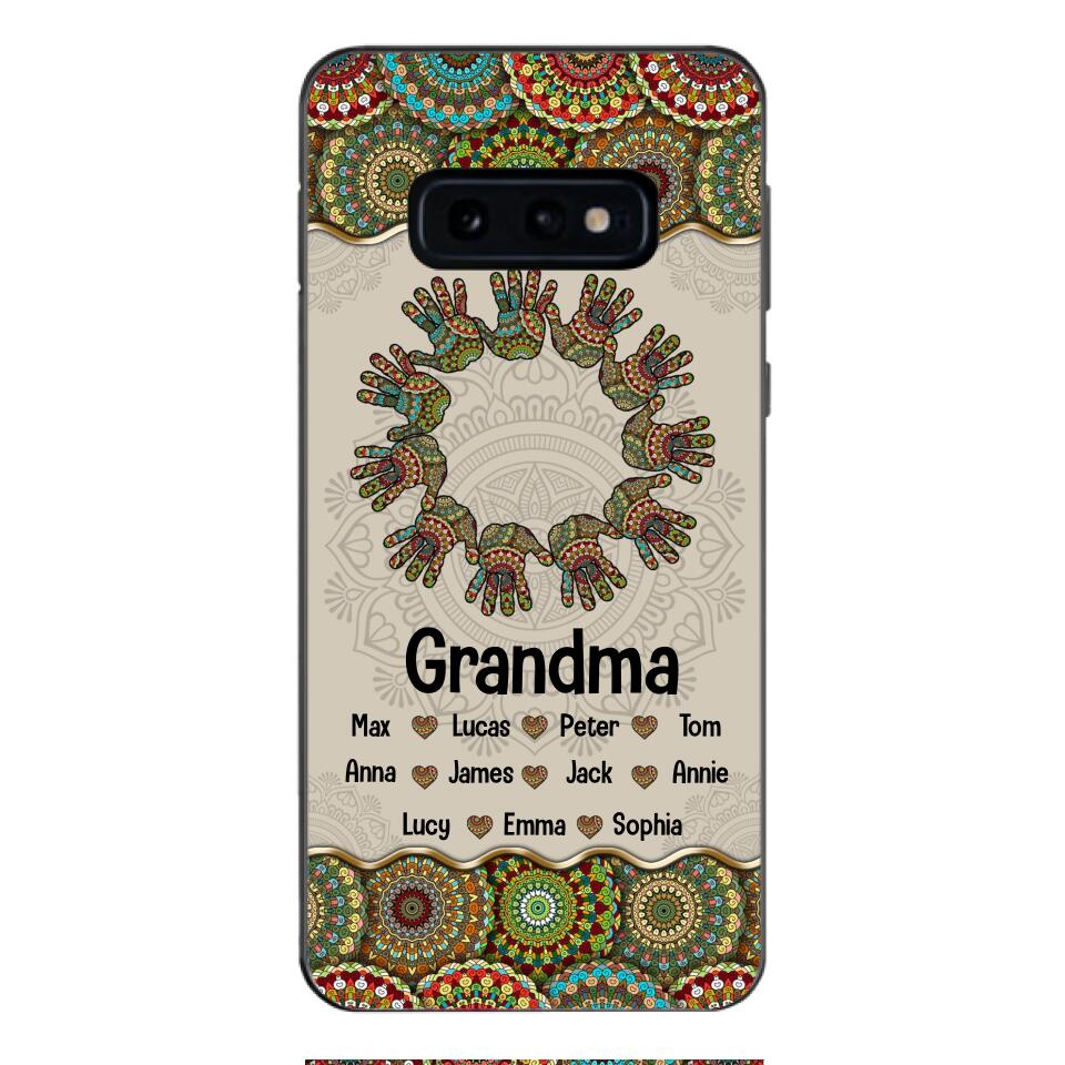 Personalized Grandma Kid Phone Case Printed 22APR-MQ04