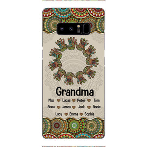 Personalized Grandma Kid Phone Case Printed 22APR-MQ04