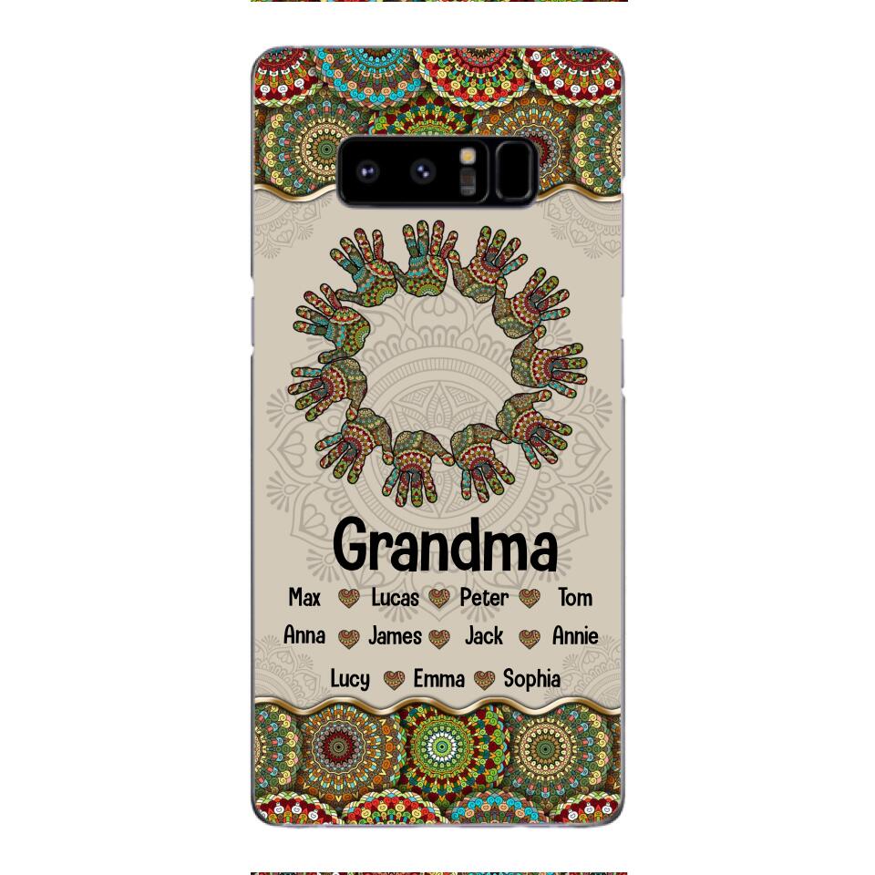 Personalized Grandma Kid Phone Case Printed 22APR-MQ04