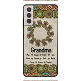 Personalized Grandma Kid Phone Case Printed 22APR-MQ04