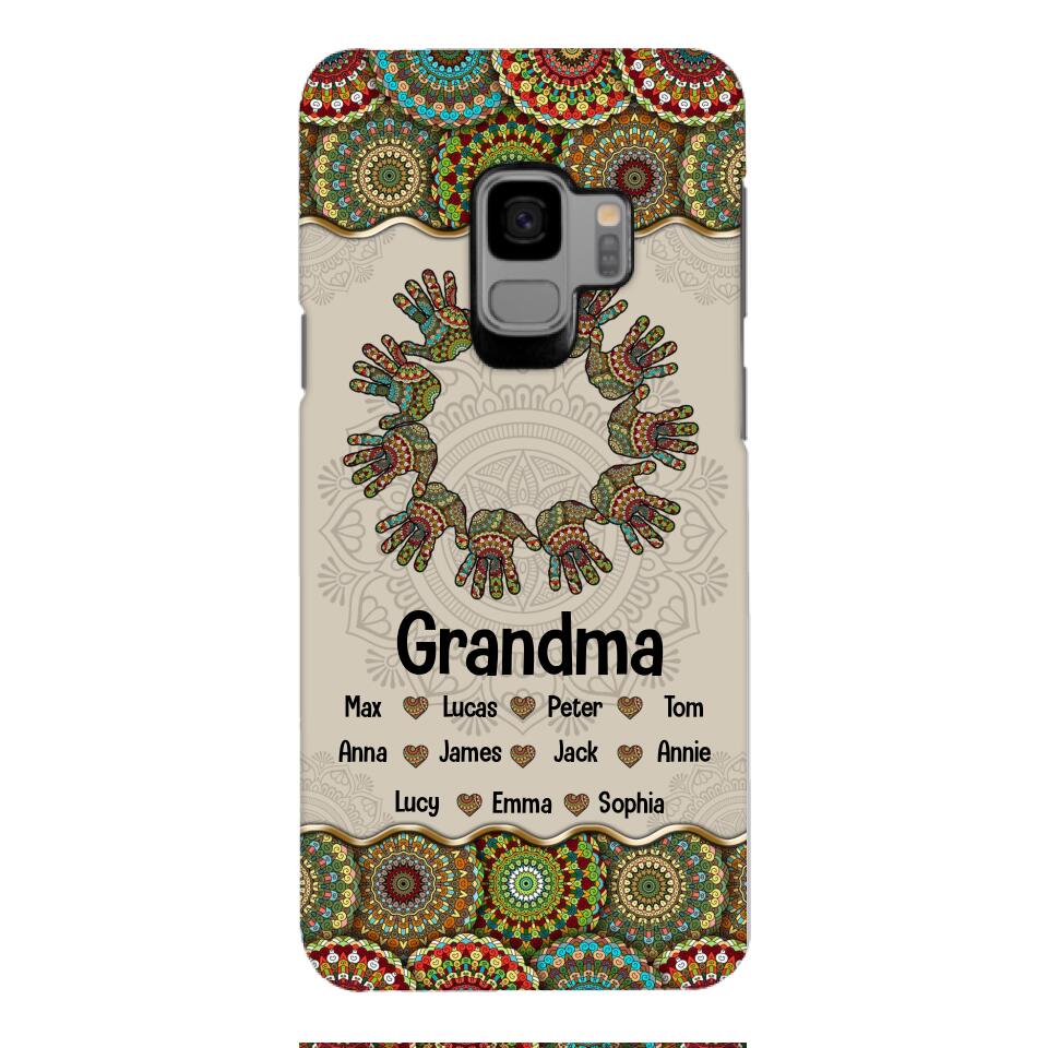 Personalized Grandma Kid Phone Case Printed 22APR-MQ04