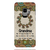 Personalized Grandma Kid Phone Case Printed 22APR-MQ04