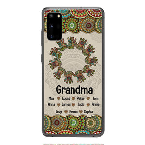 Personalized Grandma Kid Phone Case Printed 22APR-MQ04