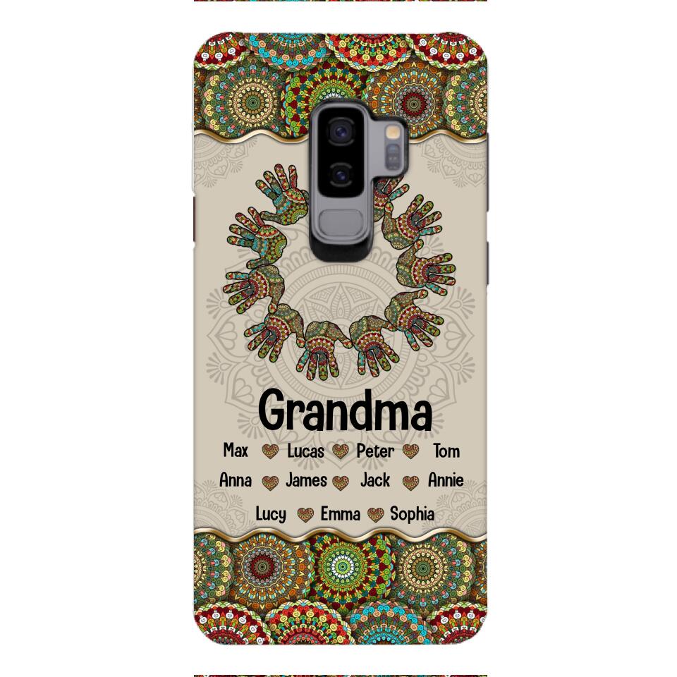 Personalized Grandma Kid Phone Case Printed 22APR-MQ04