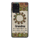 Personalized Grandma Kid Phone Case Printed 22APR-MQ04