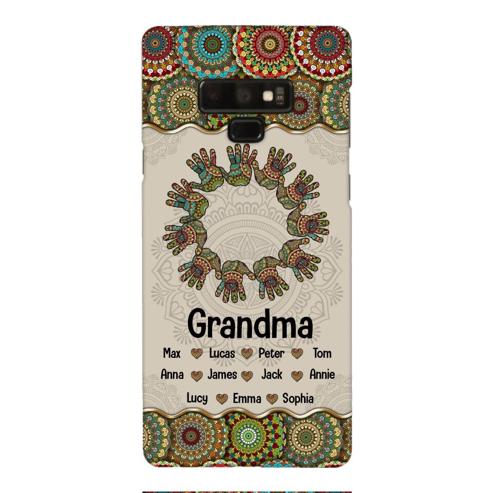 Personalized Grandma Kid Phone Case Printed 22APR-MQ04