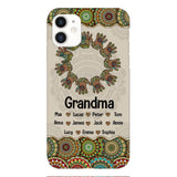 Personalized Grandma Kid Phone Case Printed 22APR-MQ04