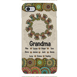 Personalized Grandma Kid Phone Case Printed 22APR-MQ04