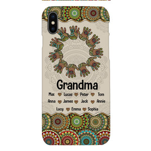 Personalized Grandma Kid Phone Case Printed 22APR-MQ04