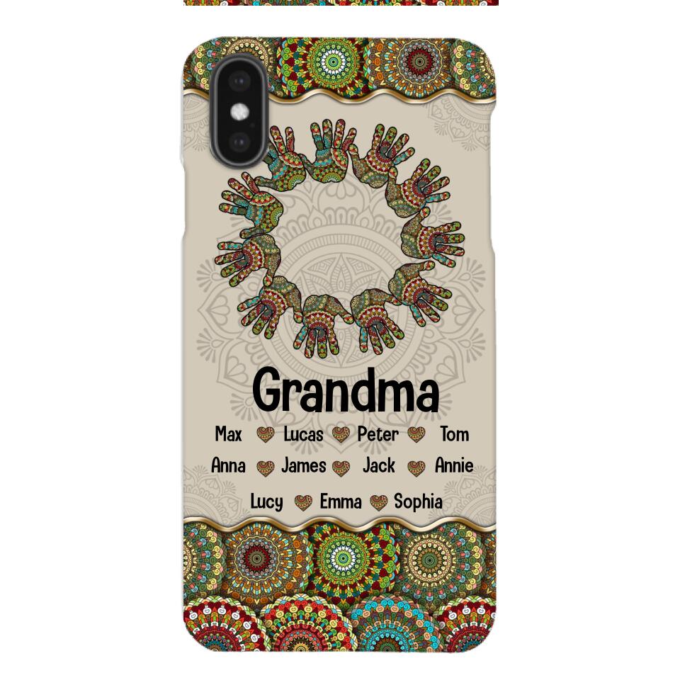 Personalized Grandma Kid Phone Case Printed 22APR-MQ04