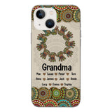 Personalized Grandma Kid Phone Case Printed 22APR-MQ04