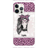 Personalized Girl Love Horse Phone Case Printed 22APR-LN04