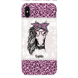 Personalized Girl Love Horse Phone Case Printed 22APR-LN04