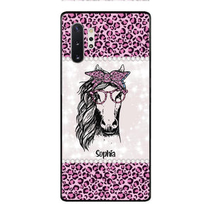 Personalized Girl Love Horse Phone Case Printed 22APR-LN04