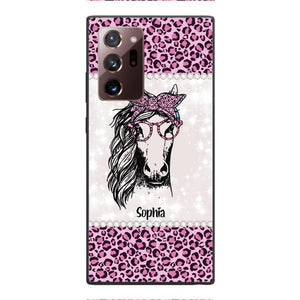 Personalized Girl Love Horse Phone Case Printed 22APR-LN04