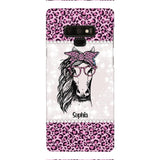 Personalized Girl Love Horse Phone Case Printed 22APR-LN04