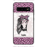 Personalized Girl Love Horse Phone Case Printed 22APR-LN04