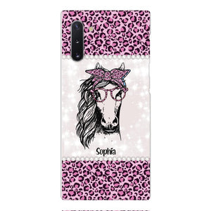 Personalized Girl Love Horse Phone Case Printed 22APR-LN04