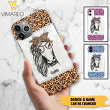 Personalized Girl Love Horse Phone Case Printed 22APR-LN04