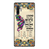 Personalized Grandma Butterfly Phone Case Printed 22APR-HC04