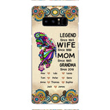 Personalized Grandma Butterfly Phone Case Printed 22APR-HC04