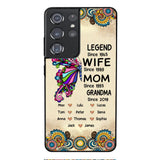 Personalized Grandma Butterfly Phone Case Printed 22APR-HC04