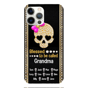 Personalized Grandma Skull Phone Case Printed V3Q 0504