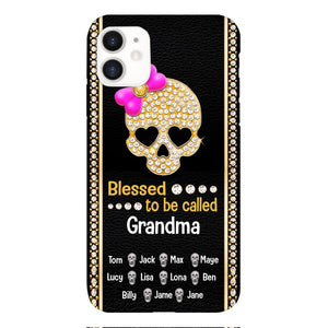 Personalized Grandma Skull Phone Case Printed V3Q 0504