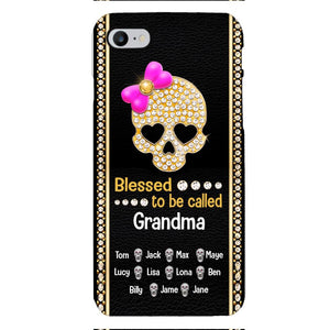 Personalized Grandma Skull Phone Case Printed V3Q 0504