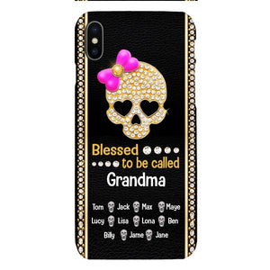 Personalized Grandma Skull Phone Case Printed V3Q 0504