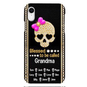 Personalized Grandma Skull Phone Case Printed V3Q 0504