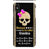 Personalized Grandma Skull Phone Case Printed V3Q 0504