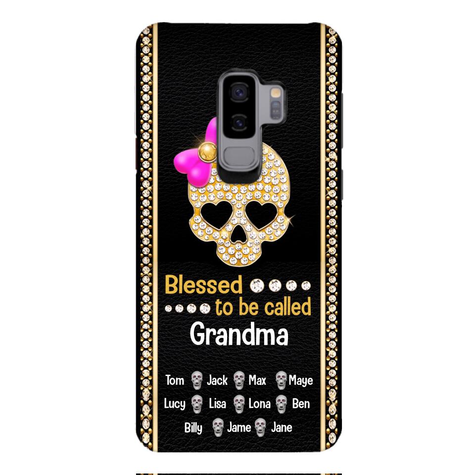 Personalized Grandma Skull Phone Case Printed V3Q 0504