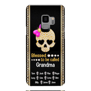 Personalized Grandma Skull Phone Case Printed V3Q 0504