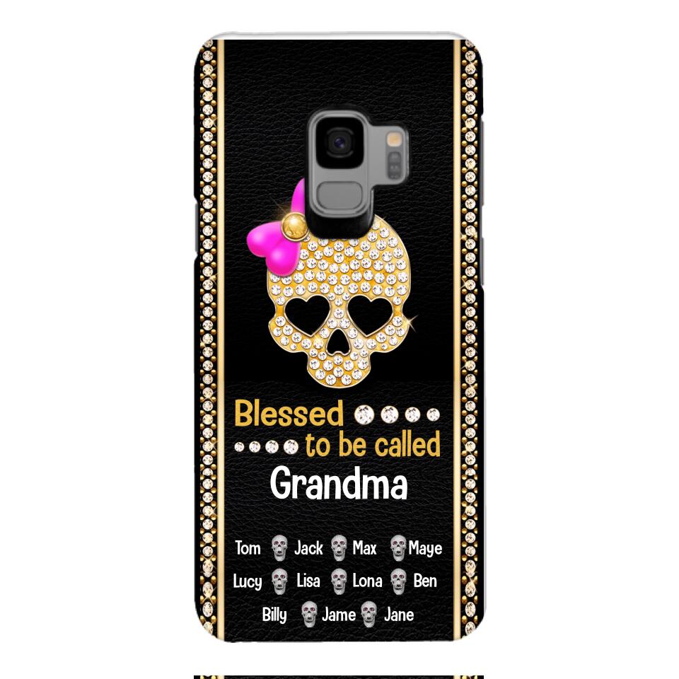 Personalized Grandma Skull Phone Case Printed V3Q 0504