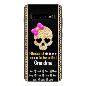 Personalized Grandma Skull Phone Case Printed V3Q 0504