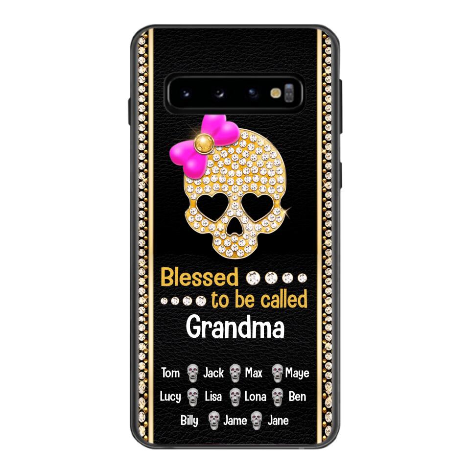 Personalized Grandma Skull Phone Case Printed V3Q 0504