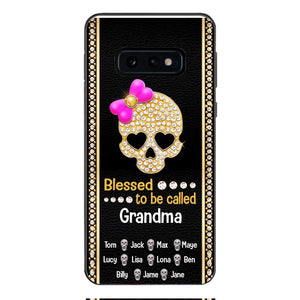 Personalized Grandma Skull Phone Case Printed V3Q 0504