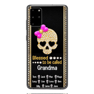 Personalized Grandma Skull Phone Case Printed V3Q 0504