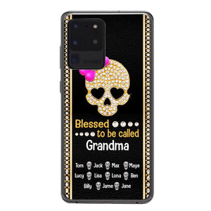 Personalized Grandma Skull Phone Case Printed V3Q 0504