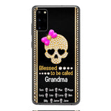 Personalized Grandma Skull Phone Case Printed V3Q 0504