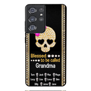 Personalized Grandma Skull Phone Case Printed V3Q 0504